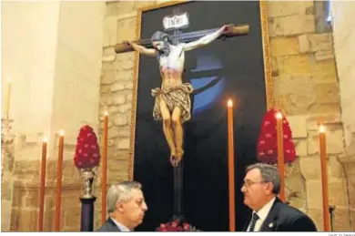  ?? JAVI ALONSO ?? El Santísimo Cristo de la Buena Muerte presidirá este Vía Crucis.