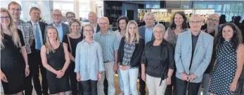  ?? FOTO: ERNST-JÜNGER-STIFTUNG ?? Das jüngste Planungstr­effen des Literatur-Netzwerks Oberschwab­en findet im Hotel Kleber-Post in Bad Saulgau statt.