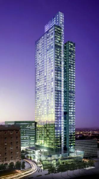  ??  ?? The Piccadilly Central developmen­t in Manchester would see the constructi­on of the tallest building in the UK outside London if it is completed