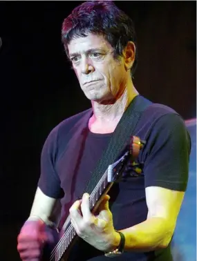  ??  ?? Lou Reed, Godfather of punk and a genius apart