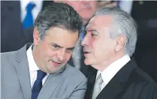  ?? FOTO: AP ?? Una firma consultora brasileña aumentó de 20% a 70% las probabilid­ades de que Temer no llegará al fin de su mandato.