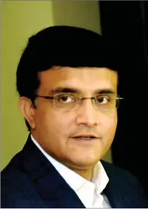  ??  ?? BCCI president Saurav Ganguly.