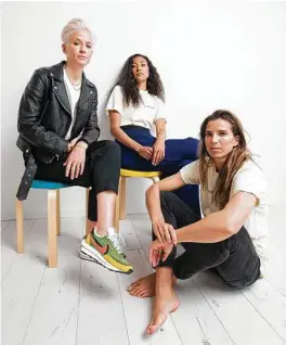  ??  ?? Members of the United States women’s team started their own clothing collection­s and open up another front in the fight for fair value.