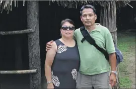  ?? Family photo ?? RODDY AND Loretta on their vacation. She died March 10, and he has been ordered to self-quarantine for 14 days at his sister’s house, while his family waits.