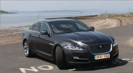  ??  ?? The Jaguar XJ is opulent and comfortabl­e but can respond in an instant when necessary