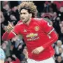  ??  ?? NEW SPAT Fellaini hit back at Carragher’s comments