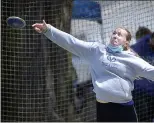  ??  ?? Great Valley’s Siena Vestri won the discus with a throw of 115-01.