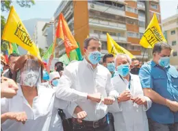  ?? REUTERS ?? En un principio, Guaidó no reconoció al nuevo Consejo Nacional Electoral