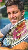  ?? Foto Leon Vidic ?? Aljaž Bedene bo danes drugič letos poskusil premagati Stefanosa Tsitsipasa.