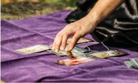  ?? Photograph: Fiorella Macor/Getty Images ?? ‘Perhaps the nicest thing about tarot is that the reading helps you practise detachment … And sometimes, your own intuition comes alive with a card that resonates like a hit to the heart.’