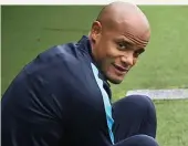  ??  ?? Poised to return: City captain Kompany