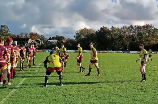  ?? John Bridge ?? ●●Rossendale RUFC Second team in action against Sedgley Park at the weekend