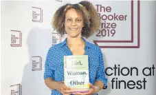  ?? /Getty Images/David M. Benett ?? Exploring otherness: Bernardine Evaristo attends the The Booker Prize 2019 party to celebrate the longlist and recently announced shortlist.