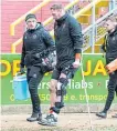  ?? ?? Kevin Holt limped out of Tannadice.