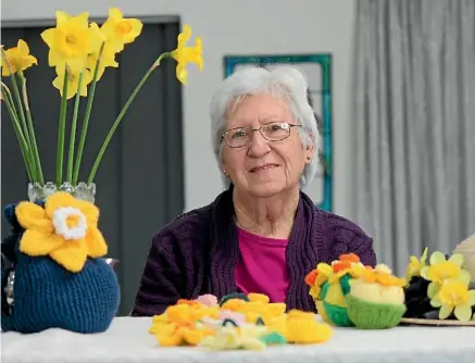  ?? REXINE HAWES ?? Ann Stokes has been volunteeri­ng for Daffodil Day for 16 years. She was the Matamata co-ordinator for five years.