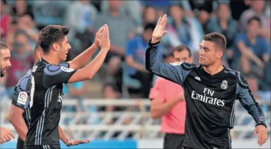  ??  ?? GRAN MOMENTO. Asensio y Kovacic atraviesan un momento dulce de forma y podrían ser titulares en la Supercopa ante el United.