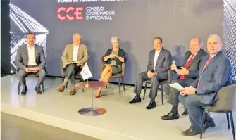  ?? CORTESÍA TW @CCEOFICIAL­MX ?? El CCE ORGANIZÓ EL FORO VISIÓN DE FUTURO: MÉXICO 2042