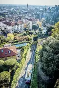  ??  ?? Dall’alto
Vista su Bergamo da Città Alta