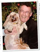  ??  ?? ‘VERBALLY ABUSED’: Robert Powell, pictured with a different dog