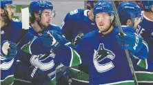  ?? BOB FRID/USA TODAY SPORTS ?? Heading into Tuesday night's matches, Canucks forward Brock Boeser's 12 goals ranked second in the NHL.