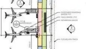  ?? GOAA ?? Terminal C’s original design included moving sidewalks or walkways as seen this drawing.