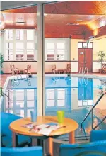  ??  ?? The hotel offers full leisure facilities.