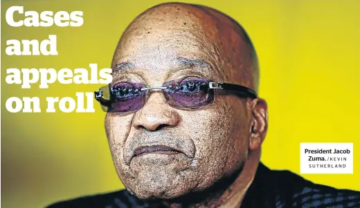  ?? /KEVIN SUTHERLAND ?? President Jacob Zuma.