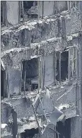  ??  ?? Cladding was blamed for fire that killed 71 people