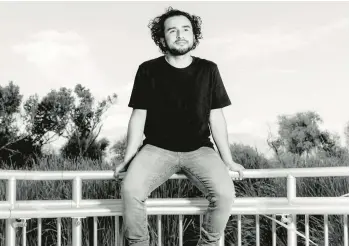  ?? CASSIDY ARAIZA/THE NEW YORK TIMES ?? Javier Zamora, seen Aug. 15 in Tucson, Arizona, recently released his memoir“Solito.”