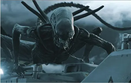  ?? PHOTOS: 20TH CENTURY FOX ?? There’s no shortage of hungry extraterre­strials in Alien: Covenant, the sci-fi franchise’s newest prequel.