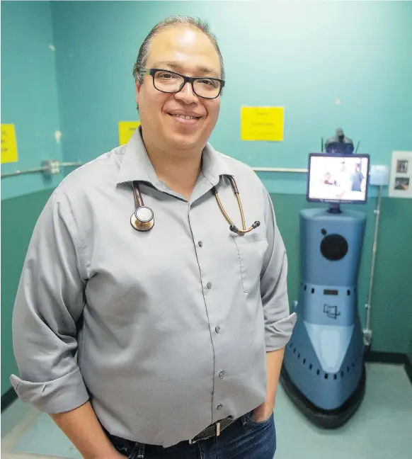  ?? LIAM RICHARDS/FILES ?? Dr. Bert Neethling, a fly-in physician who works in the La Loche Health Centre, says pregnant women there don’t get the ultrasound scans they should be receiving.