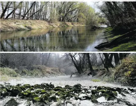  ??  ?? Die Insel Wolfsthal zwischen dem Nationalpa­rk und den slowakisch­en Schutzgebi­eten: Rückkehr zu einer urwaldarti­gen Donauinsel