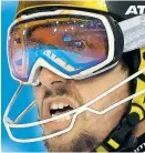  ?? Foto: Reuters/Ebenbichle­r ?? Schlussend­lich hatte Marcel
Hirscher den Durchblick.