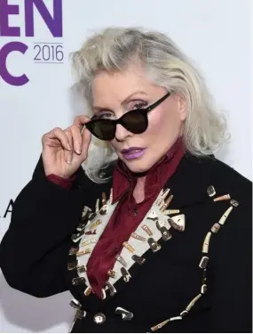  ??  ?? Iconic blonde Debbie Harry: ‘I always say my instincts saved me’