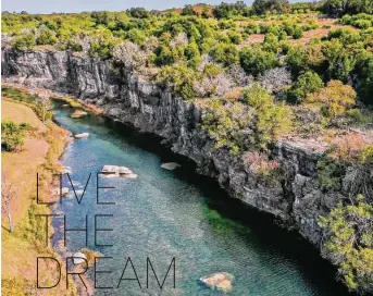  ?? Courtesy of The Bluffs at Yancey Creek ?? Every Texan knows one of the biggest perks to living in the Hill Country is taking in the stellar views. The Bluffs at Yancey Creek’s Grand Opening sale is set for Saturday, March 19.