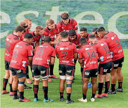  ?? GETTY IMAGES ?? The Crusaders will be without Richie Mo’unga and Scott Barrett when they take on the Waratahs at the Sydney Cricket ground tomorrow.