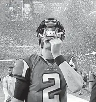  ?? AP file photo ?? Quarterbac­k Matt Ryan led the Atlanta Falcons back to the playoffs, but they are the only NFC team to do so. An improved defense gives better balance to a Falcons team motivated by last year’s Super Bowl loss.
