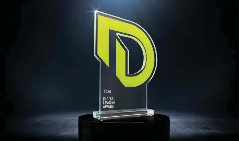  ??  ?? Die begehrten Digital Leader Awards werden 2021 zum sechsten Mal verliehen. Informiere­n und bewerben Sie sich auf www.digital-leader-award.de!