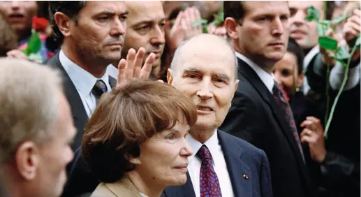  ??  ?? « Le Parti socialiste est désormais le parti de l’alternance », déclare Mitterrand le 17 mai 1995. Un constat aujourd’hui caduc.