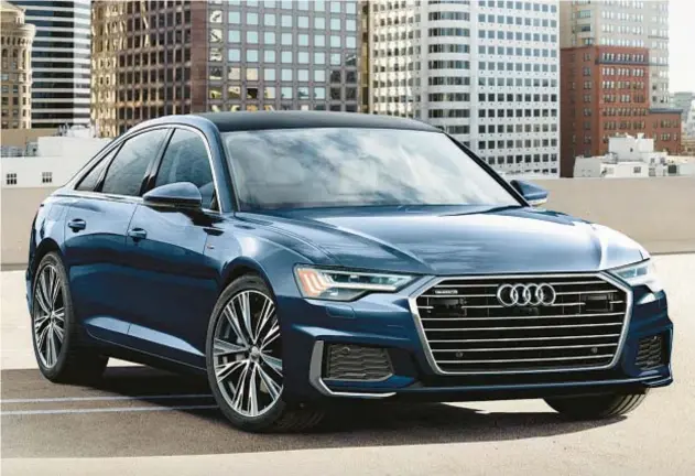  ?? AUDI ?? The 2024 Audi A6 gets 25.5 mpg on premium fuel.