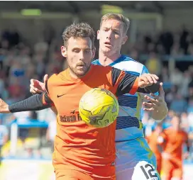  ??  ?? Tony Andreu spent time on loan at Dundee United.