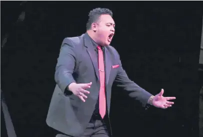  ?? Photos provided by the Metropolit­an Opera National Council Auditions ?? Singer Keanu Aiono-Netzler will compete this weekend at the Metropolit­an Opera National Council Auditions in Denver.