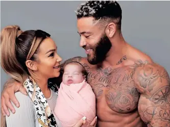  ?? | PA Media ?? IN HAPPIER times, Ashley Cain with his daughter Azaylia and wife Safiyya Vorajee.