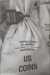  ?? ?? UNSEARCHED: Each Bank Bag contains 50 U. S. Gov’t issued Morgan Silver Dollars. Each coin is verified to meet a minimum collector grade of very good or above and the dates and mint marks are never searched by Federated Mint to determine collector value.