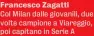  ?? ?? Francesco Zagatti
Col Milan dalle giovanili, due volte campione a Viareggio, poi capitano in Serie A