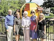  ??  ?? From left are Joe Turner, Mary Cooley Craddock, Corney Oldham, Martha Adger and Terri Lemons.