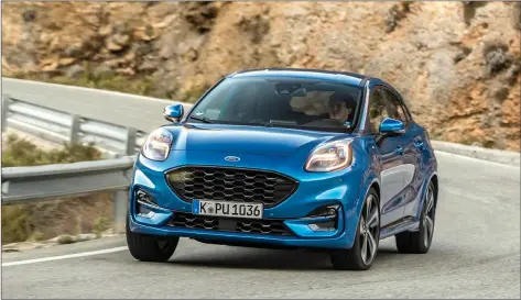  ??  ?? The Ford Puma has evolved from ‘sports car’ into SUV crossover