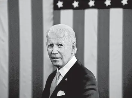  ?? OLIVIER DOULIERY/GETTY-AFP ?? Joe Biden, a former senator and vice president, on Thursday will accept the Democratic Party’s nomination for president of the United States.