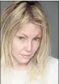  ?? Ventura County Sheriff's Office ?? HEATHER LOCKLEAR was “extremely hostile,” authoritie­s said.