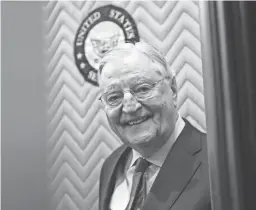  ?? SUSAN WALSH/AP FILE ?? “We are grateful that he had the opportunit­y to see the emergence of another generation of civil rights reckoning in the past months,” the family of former Vice President Walter Mondale said in a statement after his death Monday.